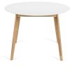 Jídelní stůl Campo 105 - kruh, bílá