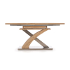 Jídelní stůl Sandor, dub sonoma / stříbrná