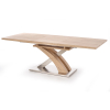 Jídelní stůl Sandor, dub sonoma / stříbrná