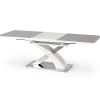 Jídelní stůl Sandor II, šedá / bílá