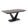 Jídelní stůl Vinston, šedá / černá