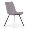 Jídelní židle Alfredo, šedá / černá