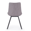Jídelní židle Alfredo, šedá / černá