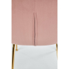 Jídelní židle Angelika, růžová / zlatá