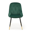Jídelní židle Beline, zelená / černá