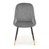 Jídelní židle Beline, šedá / černá