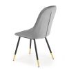 Jídelní židle Beline, šedá / černá
