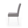 Jídelní židle Clarion, šedá / bílá