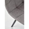 Jídelní židle Crowder, šedá / černá