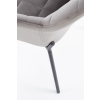 Jídelní židle Davos, šedá / černá