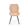 Jídelní židle Debora, béžová / černá