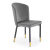 Jídelní židle Dio, šedá / černá