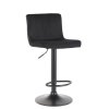 Barová židle Fiorela, černá