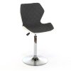 Barová židle Matrix, šedá / bílá