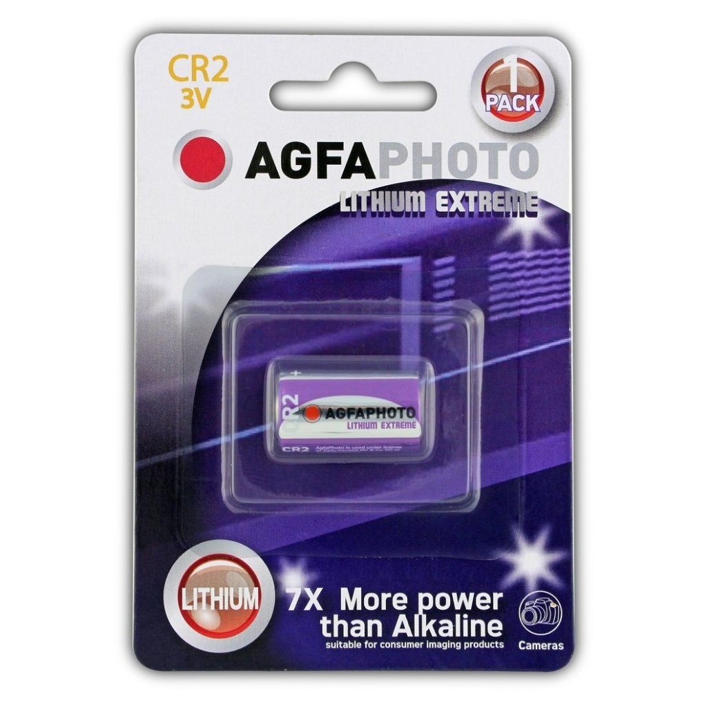 Lítiová foto batéria AgfaPhoto CR2, 3 V, blister 1 ks, lítiová