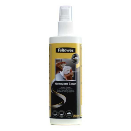 Sprej na čistenie monitorov Fellowes 250 ml, číra
