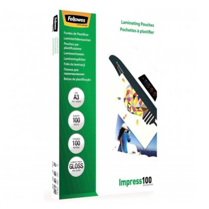 Laminovací fólie Fellowes 100 mic A3 - 100 ks, lesk
