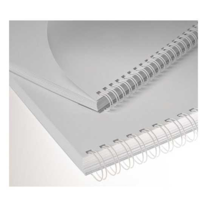 Kovové chrbty Eurosupplies (3/1") 8 mm - 100 ks, biela