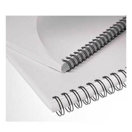 Kovové chrbty Eurosupplies (3/1") 9,5 mm - 100 ks, čierna