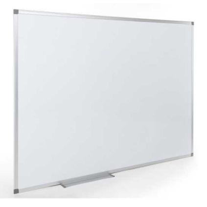 Závesná magnetická tabuľa Eurosupplies 150 x 100 cm, biela