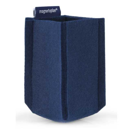 Magnetický držák popisovačov Magnetoplan MagnetoTray EcoAware, modrá