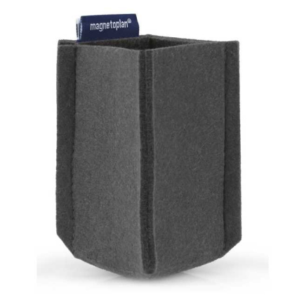 Magnetický držák popisovačov Magnetoplan MagnetoTray EcoAware, sivá