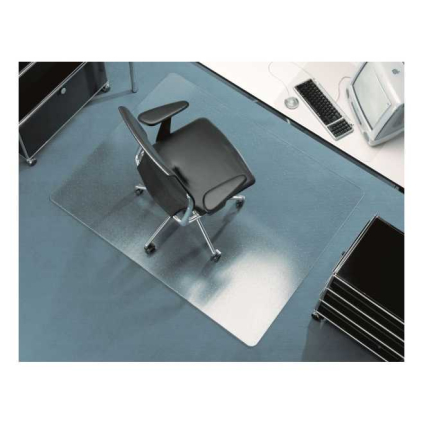Podložka pod stoličku RS Office Dura Grip Meta 110 x 120 cm - na koberec, číra