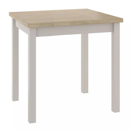 Jedálenský stôl Adam 90 x 65 cm, dub cremona / krémová