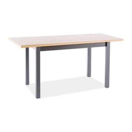 Jedálenský stôl Adam II 120 x 68 cm, dub artisan / čierna