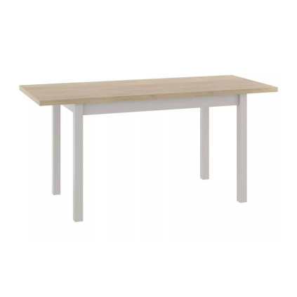 Jedálenský stôl Adam II 90 x 65 cm, dub cremona / krémová