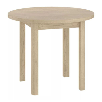 Jedálenský stôl Adam - priemer 80 cm, dub cremona