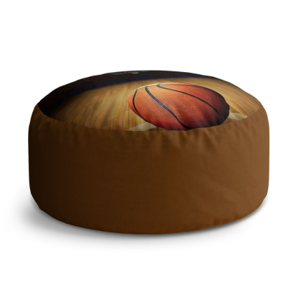 Taburet Circle basketbal, hnedá