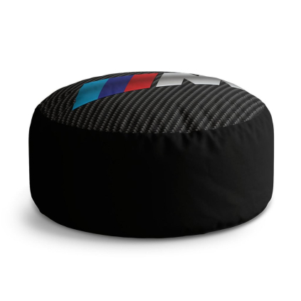 Taburet Circle MPERFORMANCE karbon, čierna