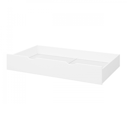 Zásuvka pod posteľ Albrim 90 x 130 cm, biely mat