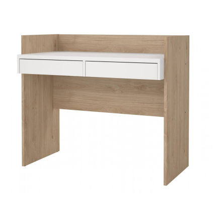 Odkládací stolík Felix, hikora jackson / biela