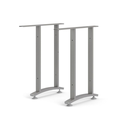 Rohové nohy pre stoly Modulo, sivá