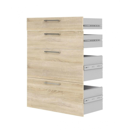 Zásuvky do skríň Modulo, dub sonoma