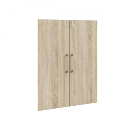 Dvierka ku skrini Modulo 83,7 x 105,4 cm, zámok, dub sonoma