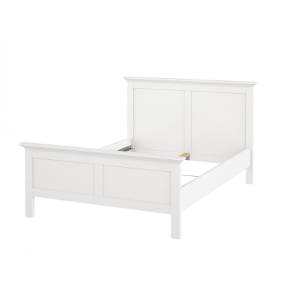 Posteľ Provence 140 x 190 cm, biela