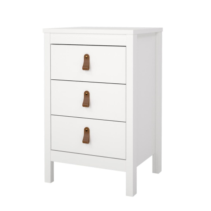 Nočný stolík Real II, biela