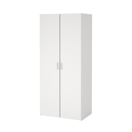 Šatníková skriňa Sid 77,6 x 49,5 x 175,4 cm, biela