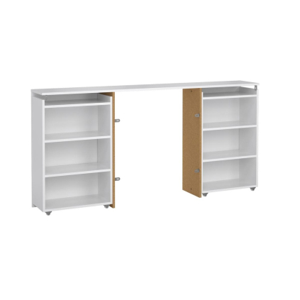 Úložné čelo postele Simplicity II 165 cm, biely lesk