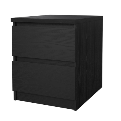 Nočný stolík Simplicity II, čierna