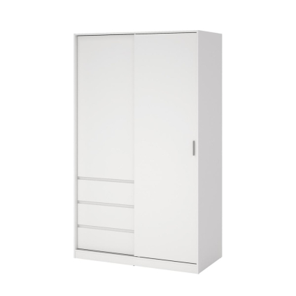 Šatníková skriňa Simplicity II, biela