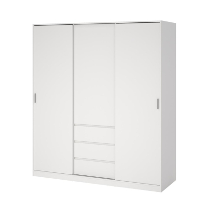 Šatníková skriňa Simplicity III, biela
