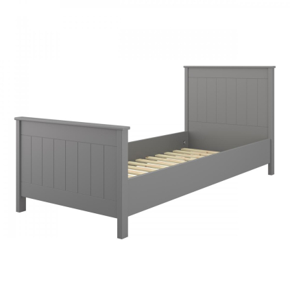 Posteľ Tuan 90 x 200 cm, sivá
