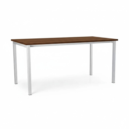 Univerzálny stôl s kovovou podnožou 160 x 80 cm, dub silverjack