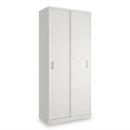 Vysoká skriňa SimpleOffice 80 x 40 x 180 cm, biela