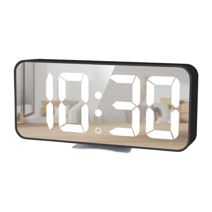 Hodiny s bluetooth synchronizáciou CA08, čierna