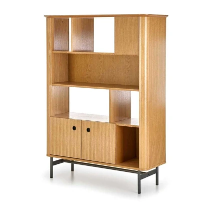 Regál Passos II, dub / čierna